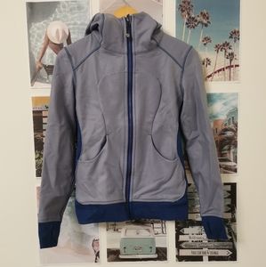 Lululemon Waterproof Jacket Blue-Grey